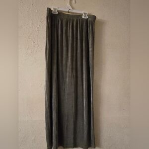 Elegant Sage Green Maxi Skirt